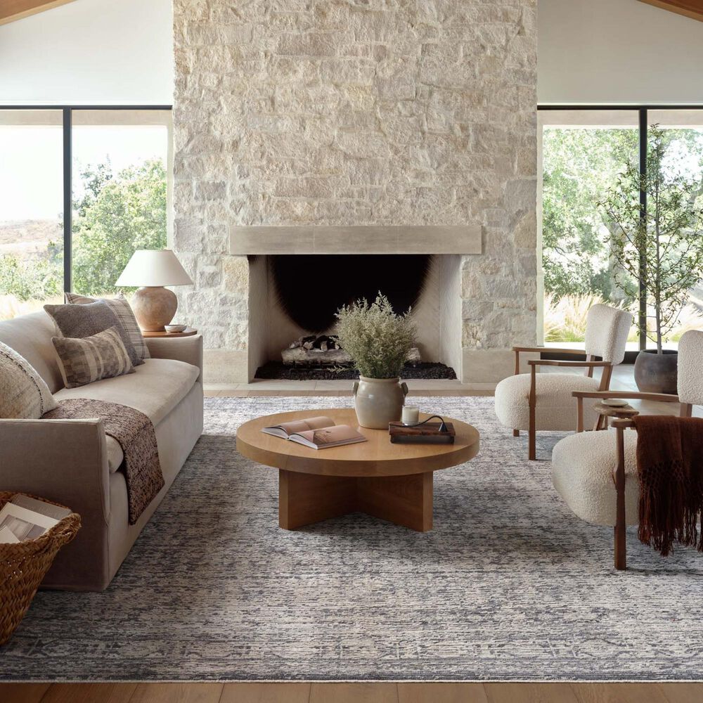 Amber Lewis x Loloi Alie 11&#39;6&quot; x 15&#39;7&quot; Charcoal and Dove Area Rug, , large
