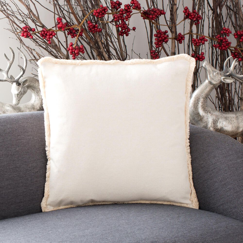 Safavieh Rinley 18&quot; Pillow in Gray and White, , large