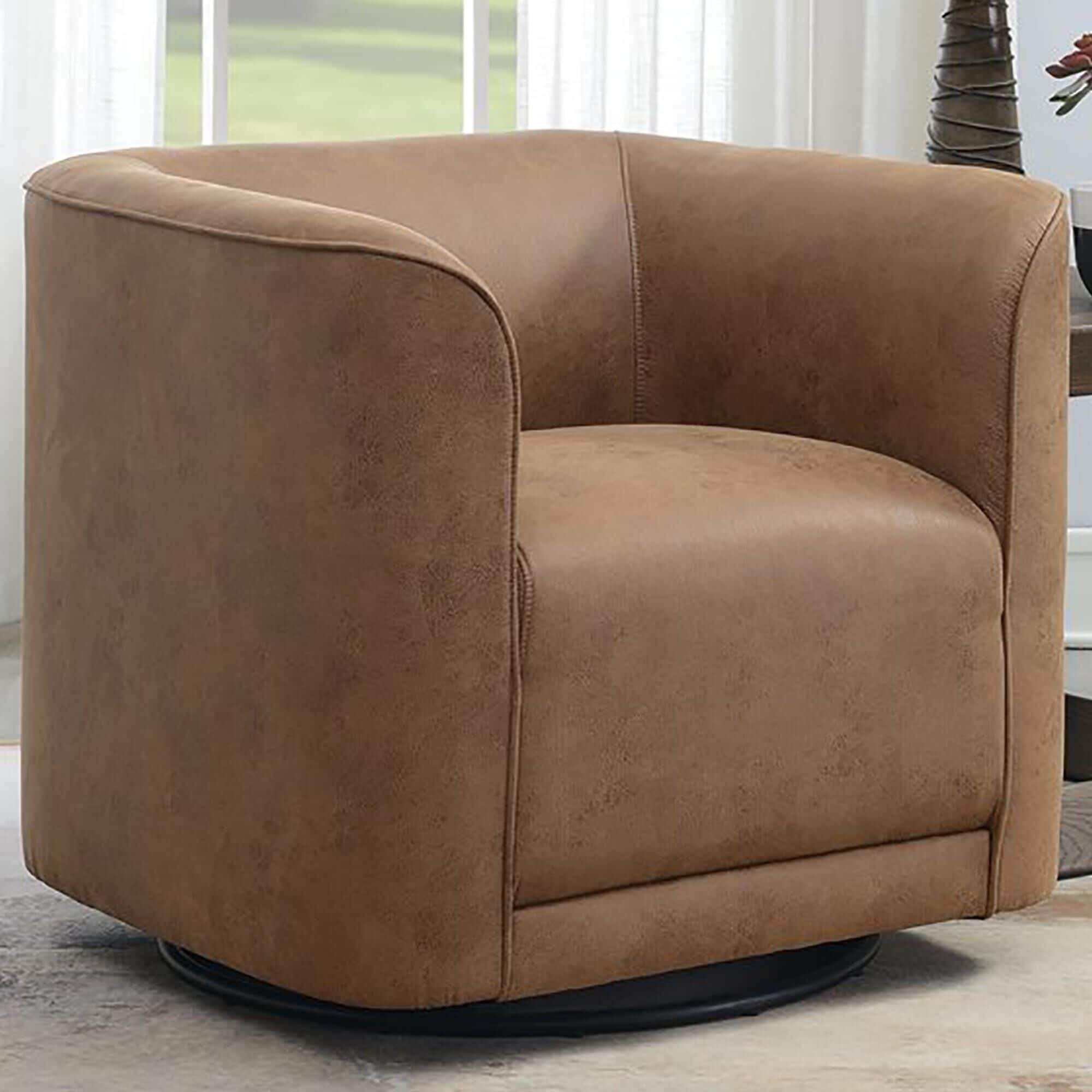 Karla dubois hemingway swivel accent chair outlet