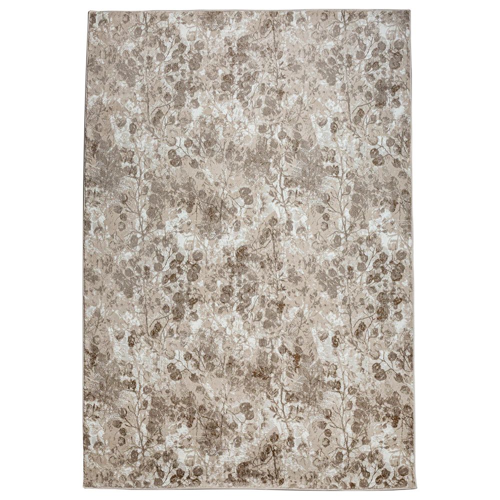 Radici USA Livigno Floral 5"3" x 7"3" Beige Area Rug, , large