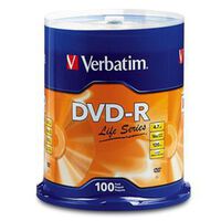 Verbatim DVD-R Life Series 100 Pack
