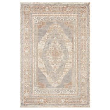 Magnolia Home Carlisle 5"3" Round Slate and Taupe Area Rug, , large