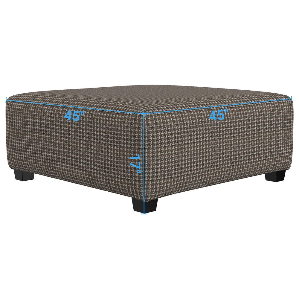 Hartsfield Livingston 45&quot; Square Cocktail Ottoman in Slate, , large