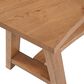 Forma & Co Boho Curved Bench in Praire Oak, , large