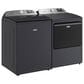 Maytag 5.3 Cu. Ft. Smart Top Load Washer and 7.4 Cu. Ft. Smart Electric Top Load Dryer Laundry Pair in Midnight Steel, , large