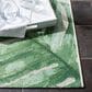 Safavieh Barbados Tropical Botanical 3"3" x 5" Green and Teal Indoor/Outdoor Area Rug, , large