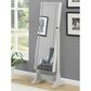 Pacific Landing Storage Jewelry Cheval Mirror in Dove Grey, , large
