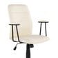 Lumisource Fredrick Office Chair with Cream Cushion in Black, , large