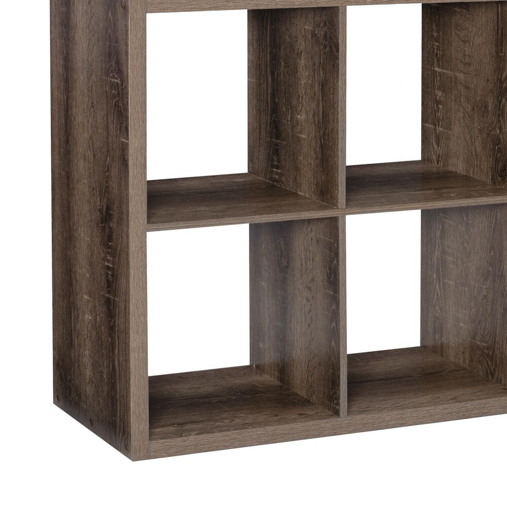 Linon Home Decor Galli 4-Shelf Bookcase in Grey, , large