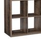Linon Home Decor Galli 4-Shelf Bookcase in Grey, , large