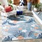Safavieh Cabana CBN456M 4" x 6" Blue and Grey Indoor/Outdoor Area Performance Rug, , large