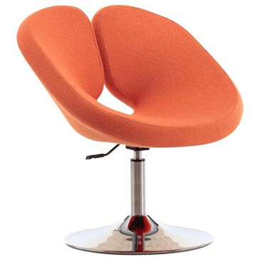 Dayton Perch Adjustable Swivel Chair in Orange, , large
