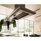 Elica Leone 42" Island Range Hood in Stainless Steel, , large