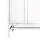 James Martin Vanities Addison 72" Double Bathroom Vanity in Glossy White with 3 cm Carrara White Marble Top and Rectangular Sinks, , large
