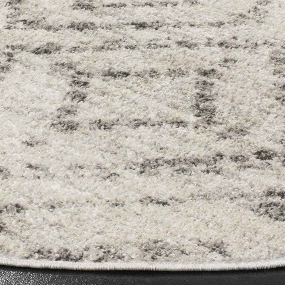 Safavieh Adirondack ADR131C 6&#39; Round Light Grey and Grey Area Rug, , large