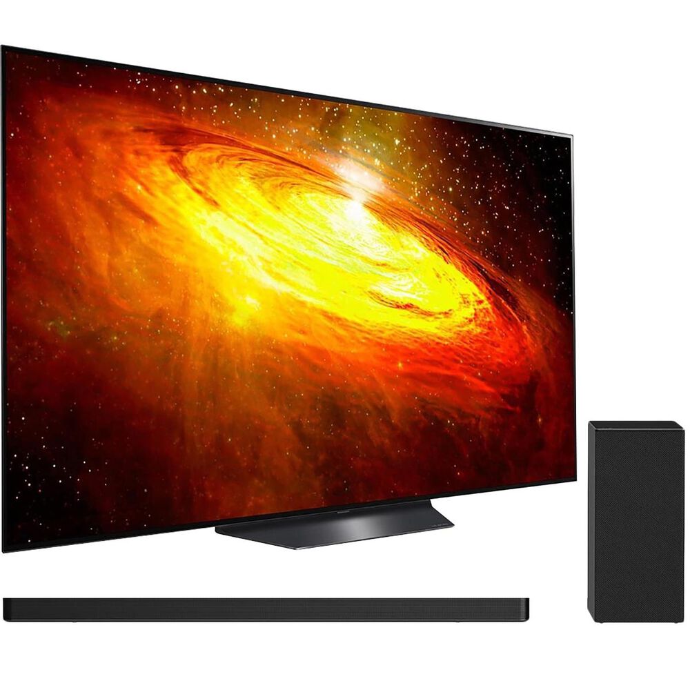 LG 55" Class 4K OLED UHD - Smart TV with 3.1 Channel Soundbar System, , large