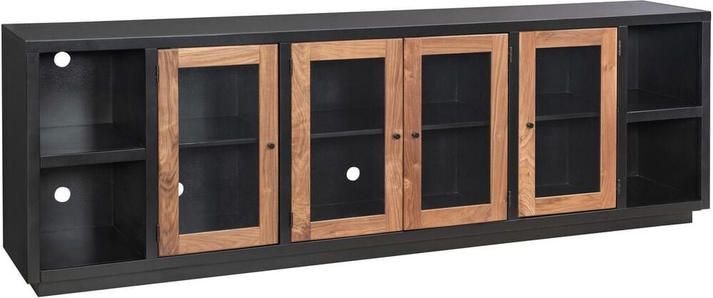 Riva Ridge Chelsea 96" Console with 4 Doors in Black, , large