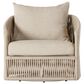 Four Hands Solano Porto Outdoor Swivel Chair in Faye Sand, , large