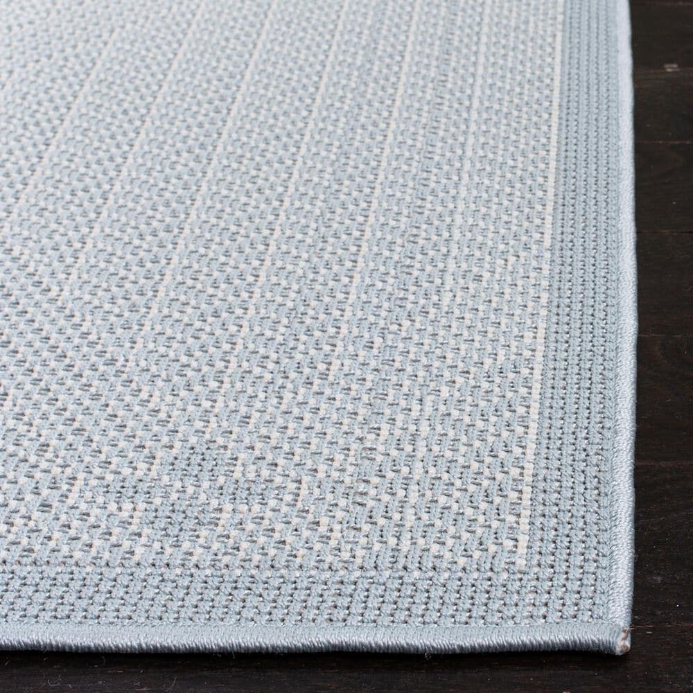 Safavieh Bermuda BMU811M 2&#39; x 12&#39; Light Blue and Ivory Indoor/Outdoor Performance Runner, , large
