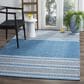 Safavieh Montauk MTK214A 10" x 14" Blue and Grey Area Rug, , large