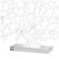 Maple and Jade 16" Coral Decorative Sculpture in Textured White and Clear, , large