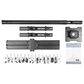 Kanto Adjustable TV Ceiling Mount for 40" - 80" TVs in Black, , large