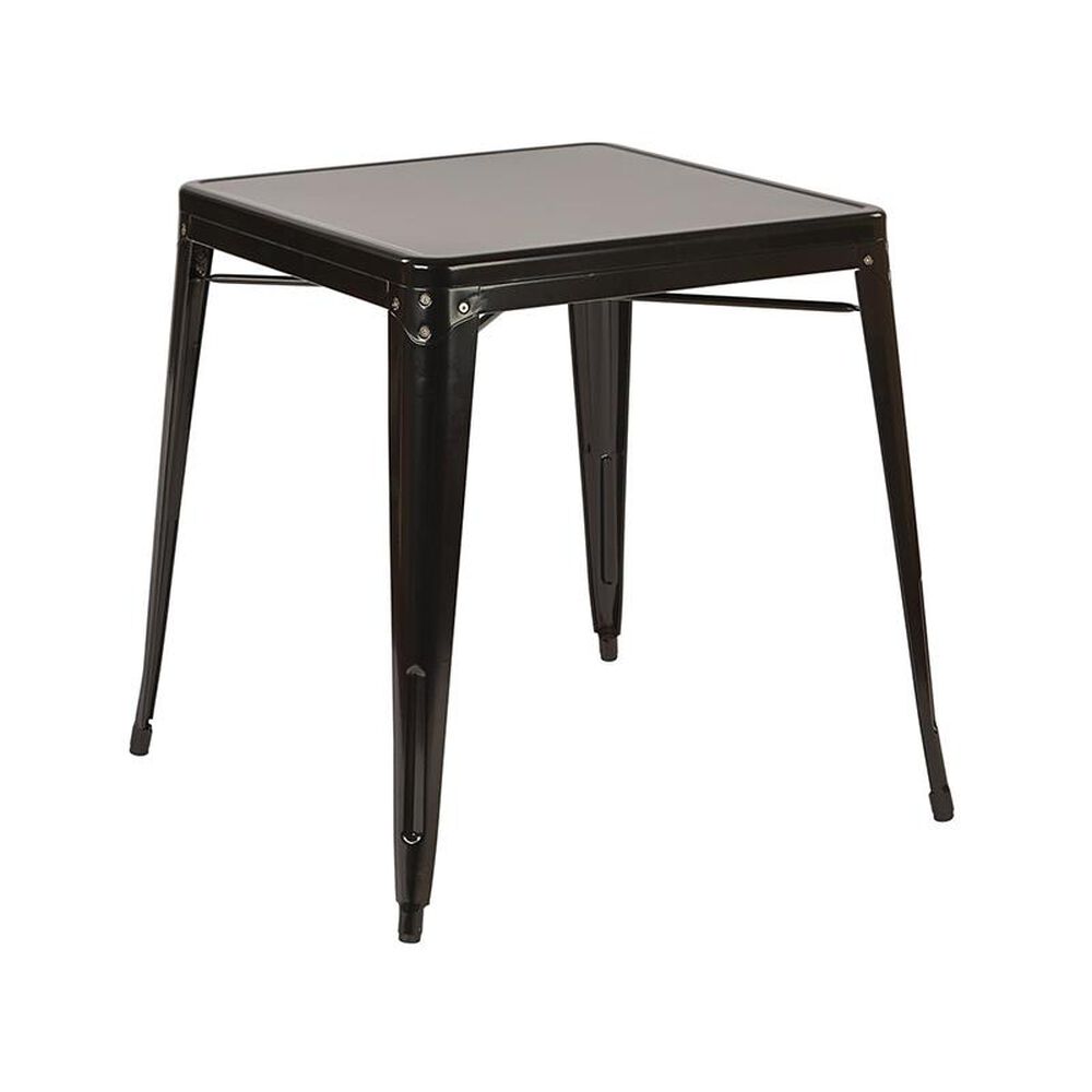 OSP Home Patterson Metal Table in Black Finish, , large
