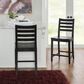 Linon Home Decor Flynn 22" Counter Stool in Black, , large