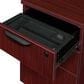Regency Global Sourcing Legacy 71" Single Pedestal L-Desk with Return in Mahogany, , large