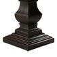Home Trends & Design Nimes 48" Round Dining Table in Vintage Brown - Table Only, , large