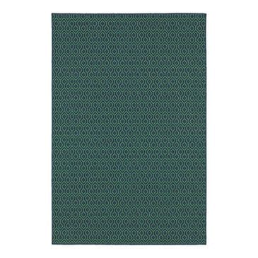 Oriental Weavers Meridian 1634Q 6"7" x 9"6" Navy Area Rug, , large