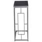 Maple and Jade C-Shaped End Table in Black, , large