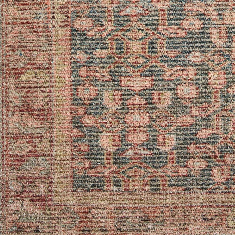 Angela Rose Aubrey 2&#39; x 5&#39; Blue and Terracotta Runner, , large