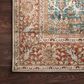 Loloi Layla LAY-04 7"6" x 9"6" Ocean and Rust Area Rug, , large