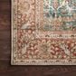 Loloi Layla LAY-04 7"6" x 9"6" Ocean and Rust Area Rug, , large