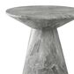 Furniture of America Karvyn 18" Marble Side Table in Gray, , large