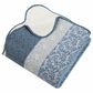 Peking Handicraft Charlotte King Bedspread in Blue, , large