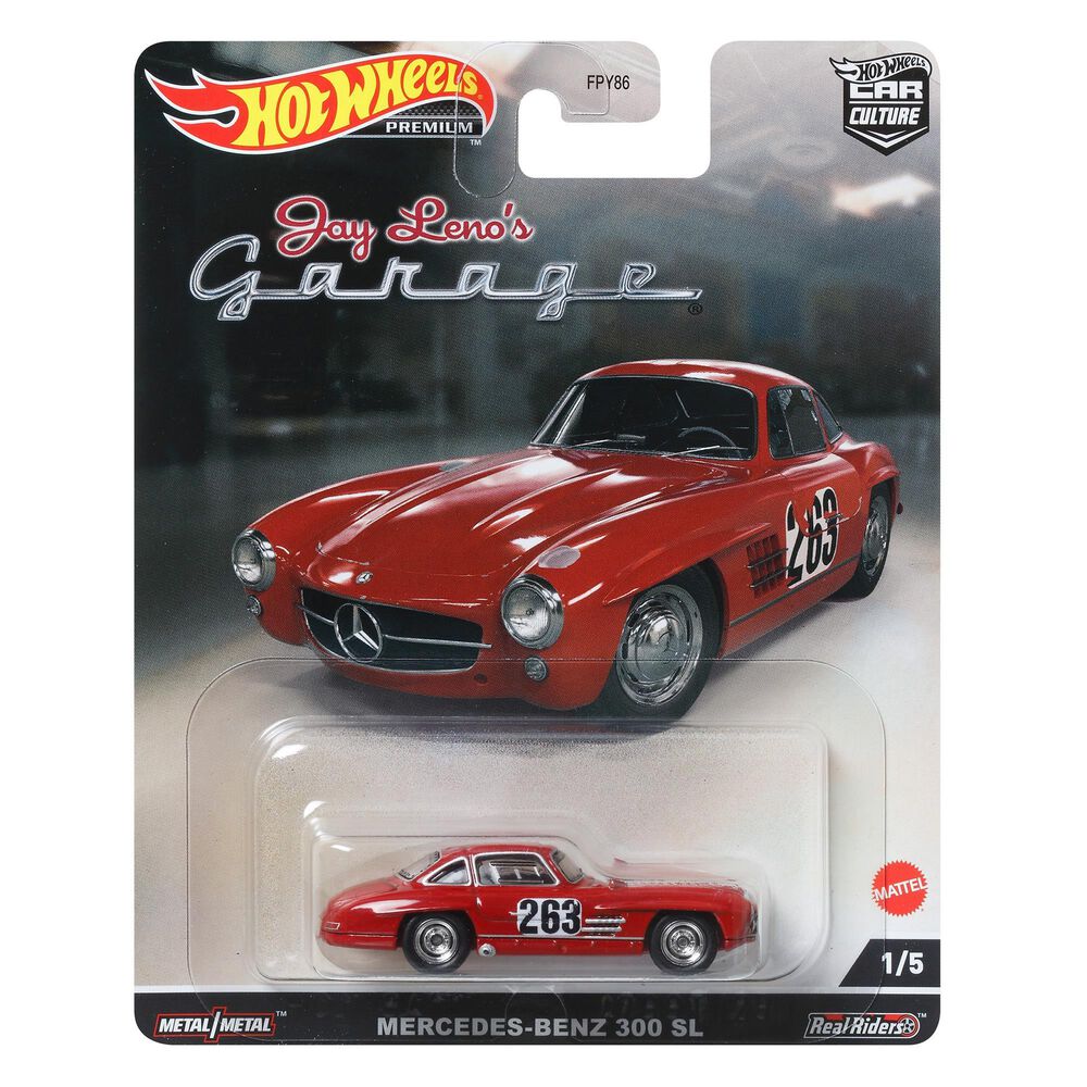 Hot Wheels Jay Leno"s Garage Mercedes 300sl, , large