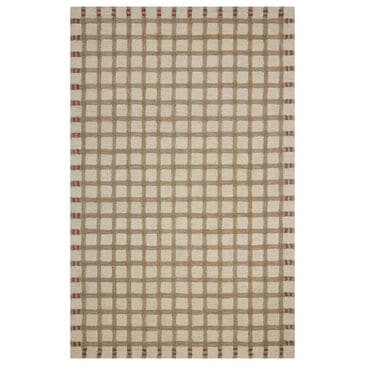 Magnolia Home Waylon Natural and Rust 5" x 7"6" Area Rug, , large
