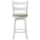 Armen Living Blair 30" Swivel Bar Stool in Matte White, , large