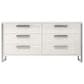 Bernhardt Stratum 6-Drawer Dresser in Mist and Polished Nickel, , large