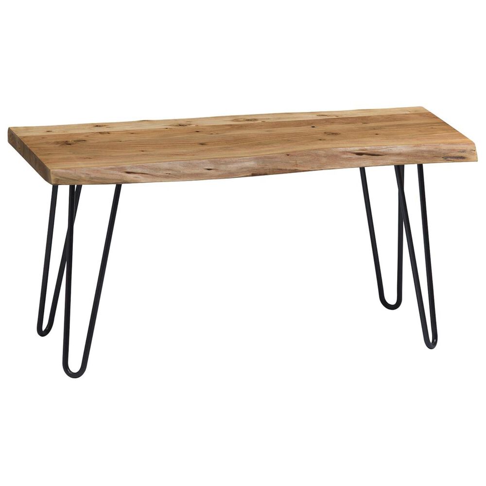 Bolton Furniture Hairpin 36" Bench in Natural, , large