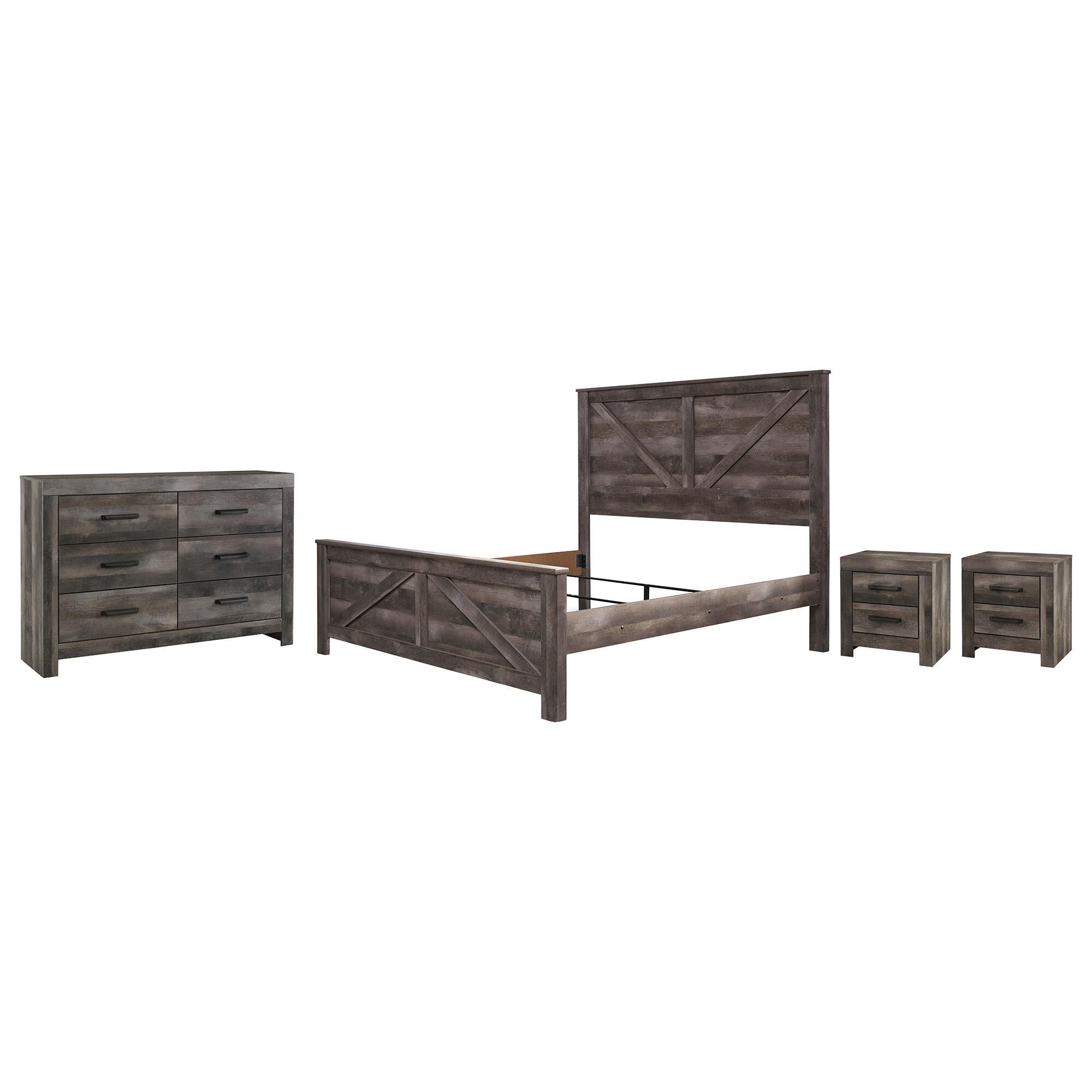 Signature Design by Ashley Wynnlow 4 Piece King Panel Bedroom