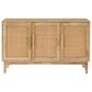 Linon Home Decor Janie 3-Door Cabinet in Natural, , large