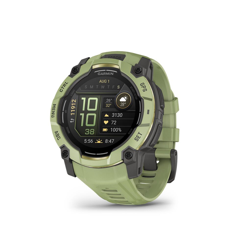 Garmin Instinct 3   50 mm, AMOLED Fern Green with Fern Green Band, , large