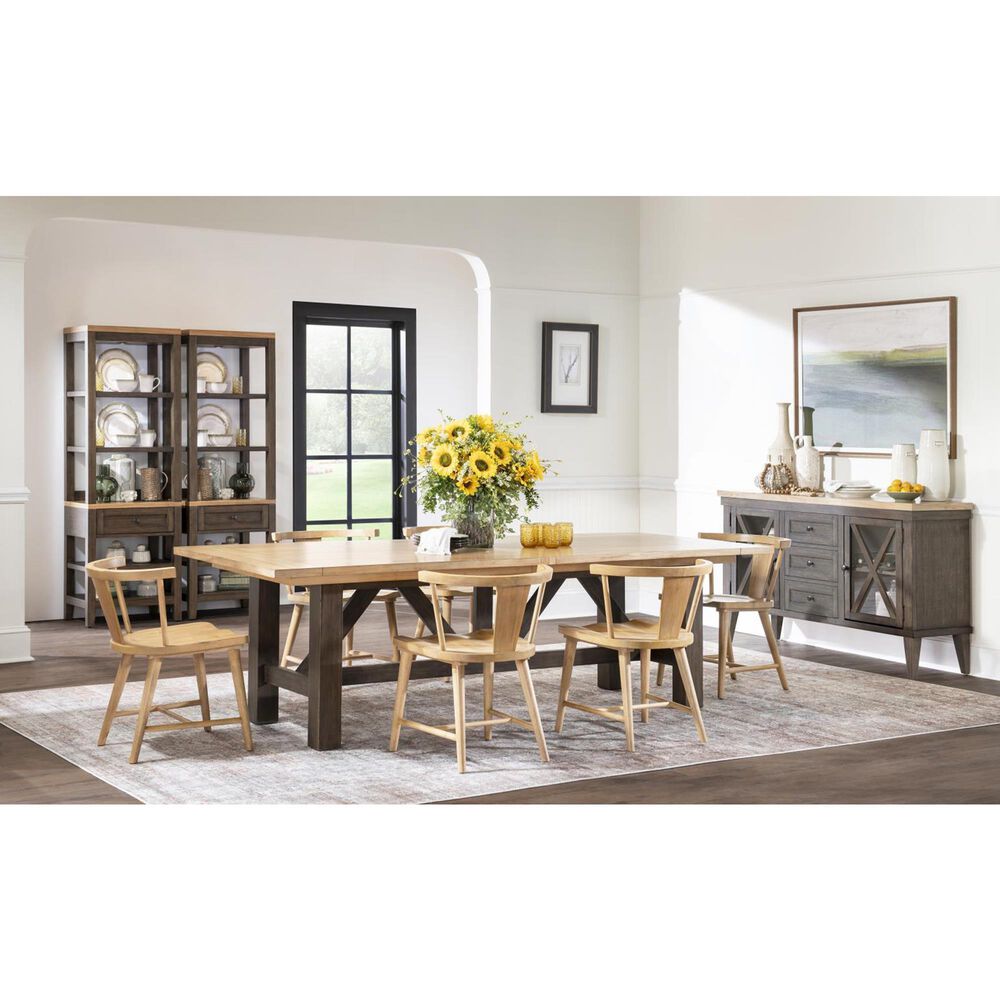 Legacy Classic Furn Direct Shp XXX&#39;s and OOO&#39;s Dining Table in Amber and Cocoa - Table Only, , large