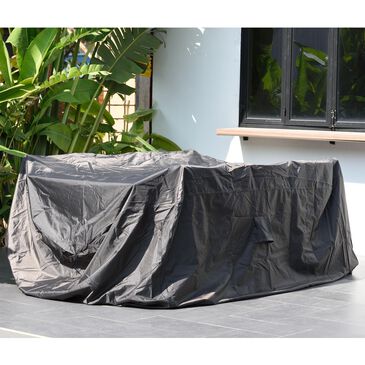 Amazonia Rectangle Patio Dining Cover in Blue, , large