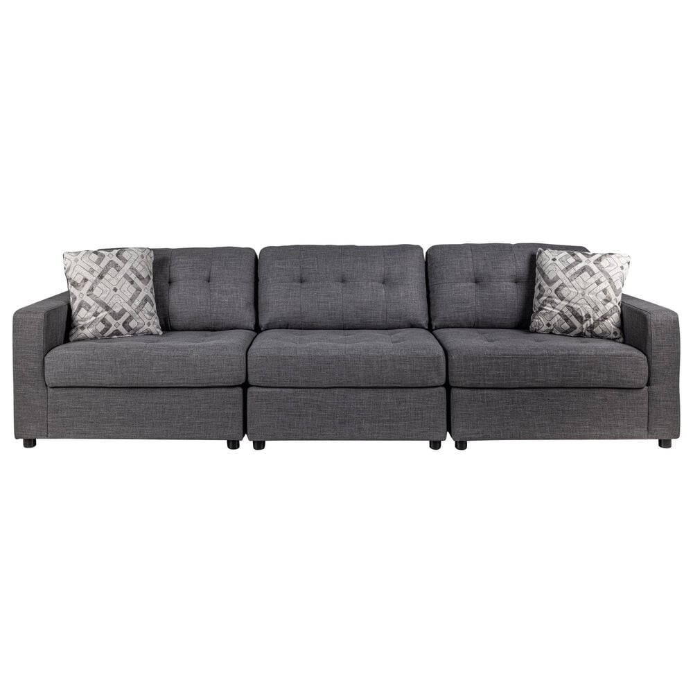 Mayberry Hill Options One 3-Piece Stationary Symmetrical Sectional in Ash, , large