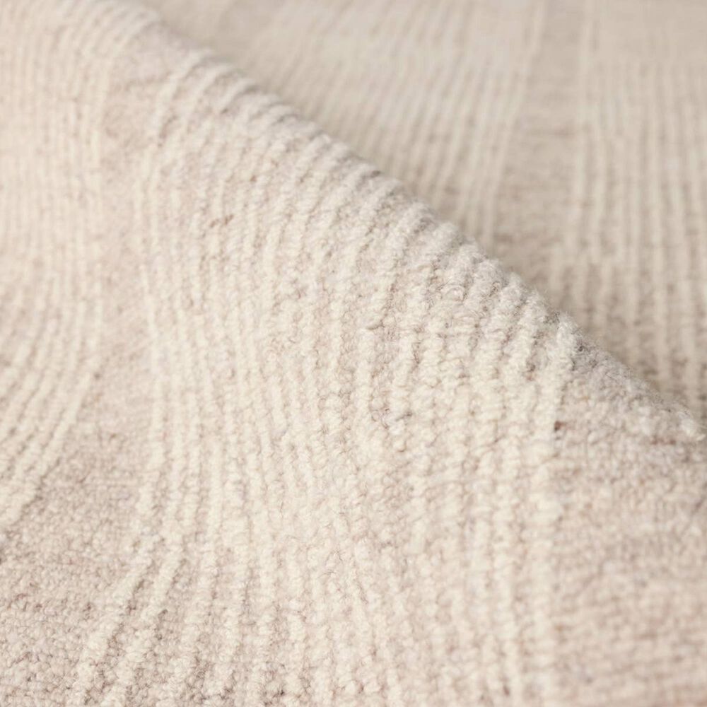 Jaipur Finnigan Edher White, Tan and Taupe 6' x 9' Area Rug, , large