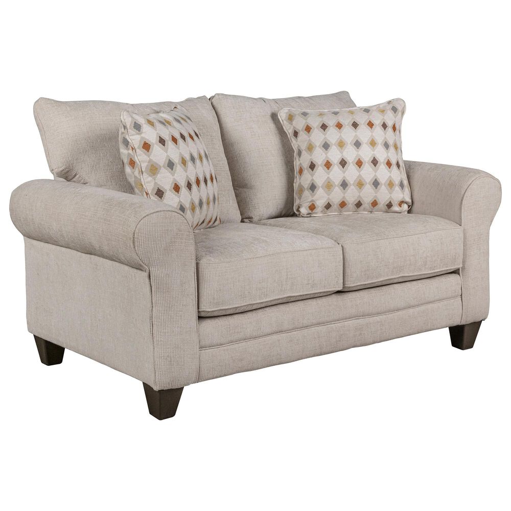 Xenia Wowza Stationary Loveseat in Sand, , large